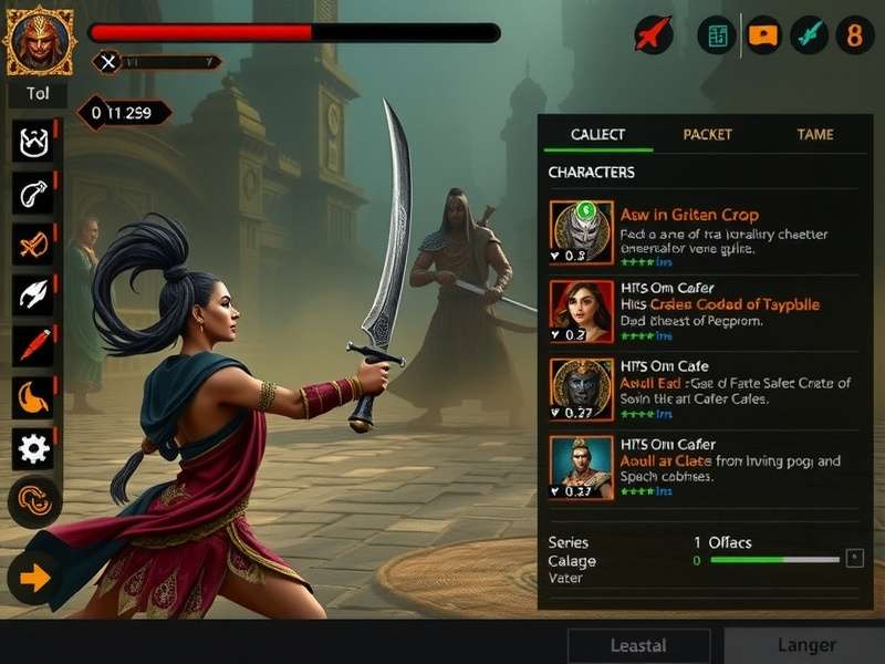 Epic Draupadi S Vengeance gameplay screenshot showing character in battle